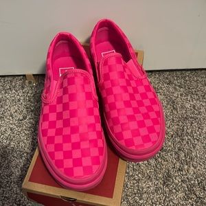Pink glow Vans